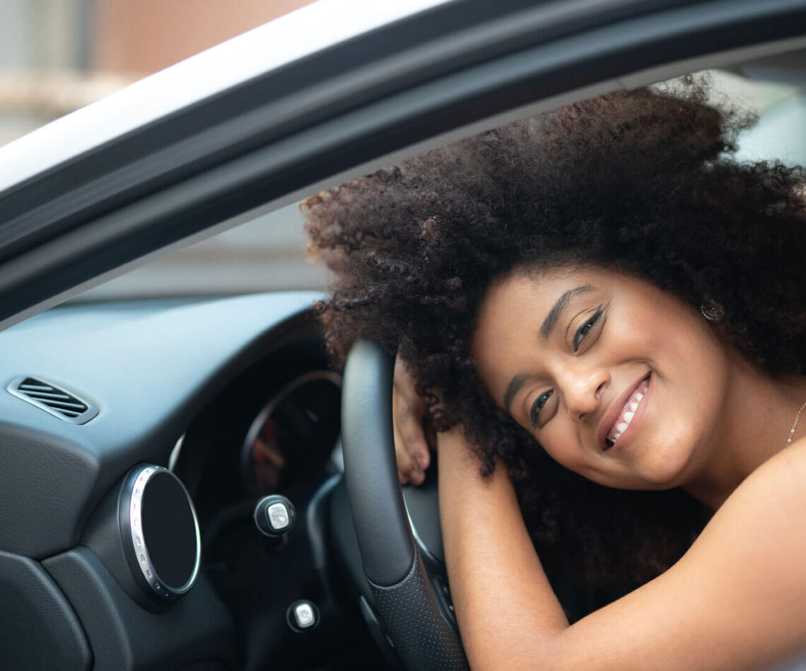 happy customer who bought a used car